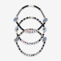 FOCO Tampa Bay Rays 3 Pack Friendship Bracelet