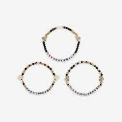 FOCO Vanderbilt Commodores 3 Pack Friendship Bracelet 8 FOCO Vanderbilt Commodores 3 Pack Friendship Bracelet -FOCO Store BRNC3PKFRVN g3