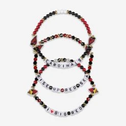 FOCO Arizona Cardinals 3 Pack Friendship Bracelet
