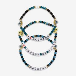 FOCO Jacksonville Jaguars 3 Pack Friendship Bracelet