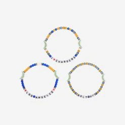 FOCO Los Angeles Chargers 3 Pack Friendship Bracelet 8 FOCO Los Angeles Chargers 3 Pack Friendship Bracelet -FOCO Store BRNF3PKFRLAC g3