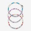 FOCO Logan Huntzberger & Rory Gilmore Gilmore Girls 3 Pack Friendship Bracelet 2 FOCO Logan Huntzberger & Rory Gilmore Gilmore Girls 3 Pack Friendship Bracelet -FOCO Store BRWB3PKFRGGLR p