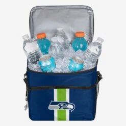 FOCO Seattle Seahawks Team Stripe Tailgate 24 Pack Cooler -FOCO Store CONFTMST24SS g3
