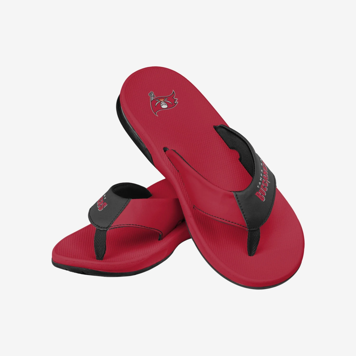FOCO Tampa Bay Buccaneers Team Color Contour Flip Flop 5 FOCO Tampa Bay Buccaneers Team Color Contour Flip Flop - Image 3
