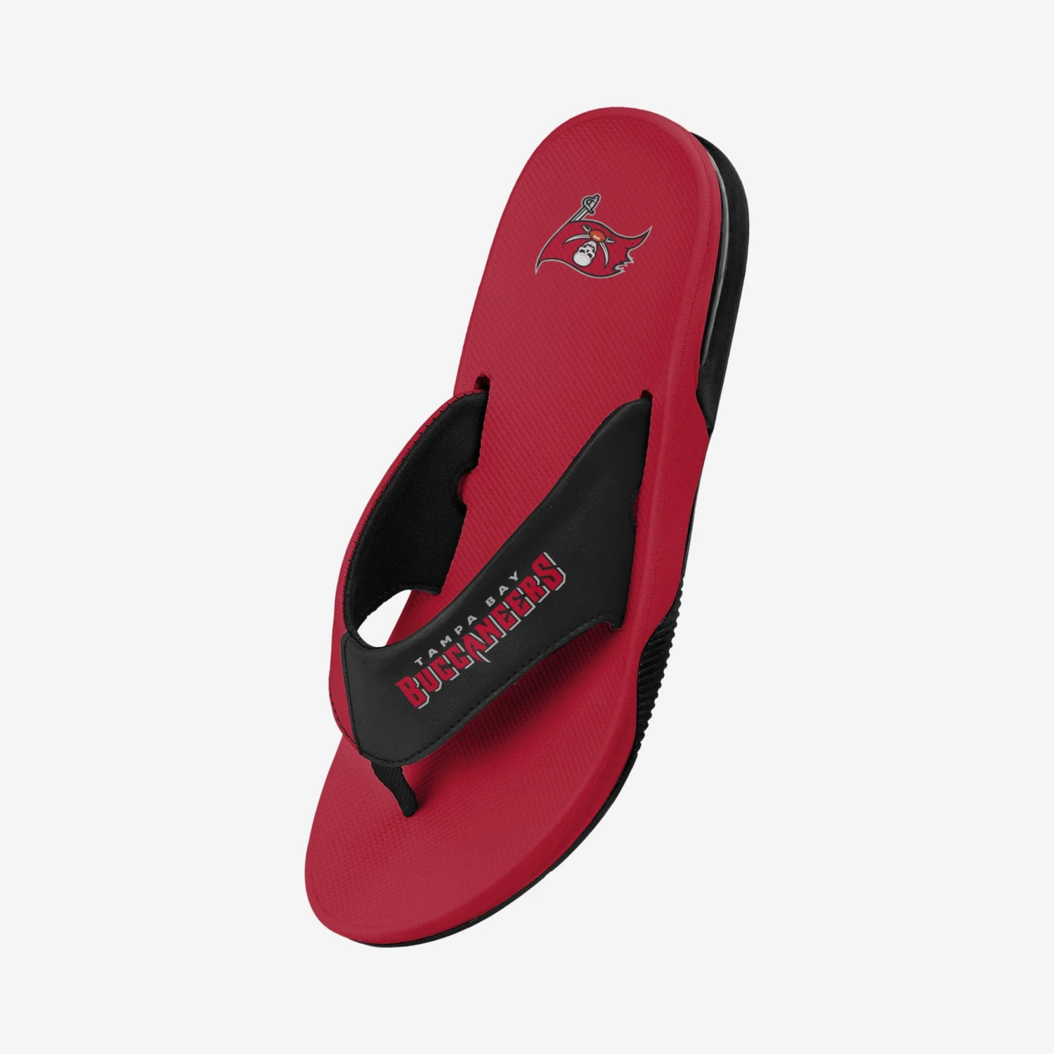 FOCO Tampa Bay Buccaneers Team Color Contour Flip Flop 4 FOCO Tampa Bay Buccaneers Team Color Contour Flip Flop - Image 2