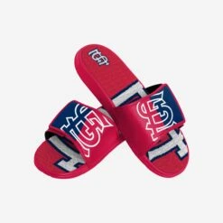 FOCO St Louis Cardinals Colorblock Big Logo Gel Slide 8 FOCO St Louis Cardinals Colorblock Big Logo Gel Slide -FOCO Store FFSSMBCBBLGGELSCD g3