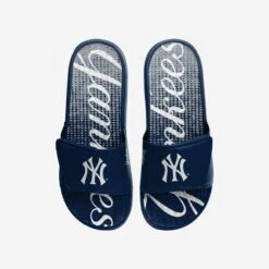 FOCO New York Yankees Gradient Wordmark Gel Slide