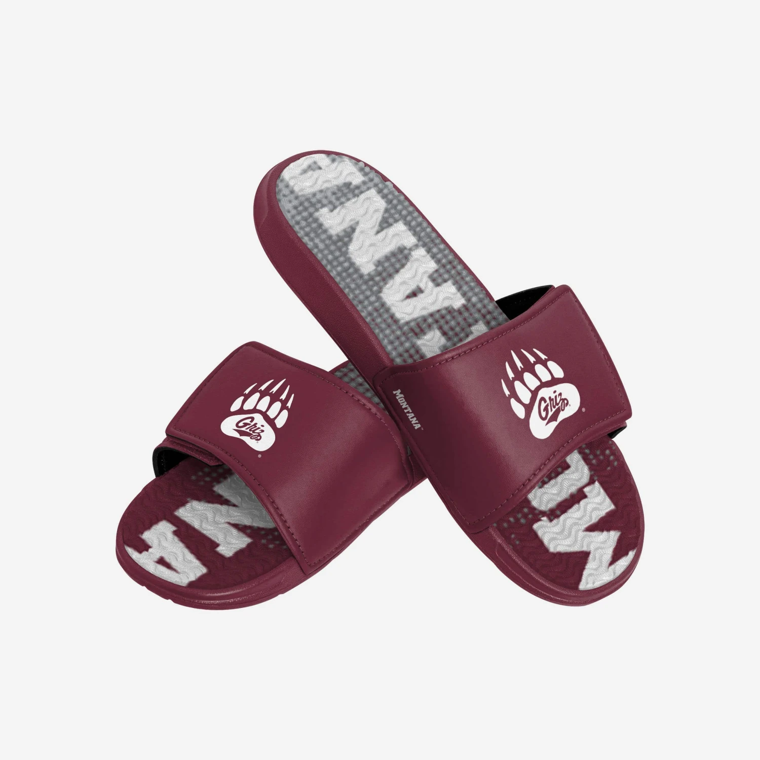 FOCO Montana Grizzlies Gradient Wordmark Gel Slide 5 FOCO Montana Grizzlies Gradient Wordmark Gel Slide - Image 3