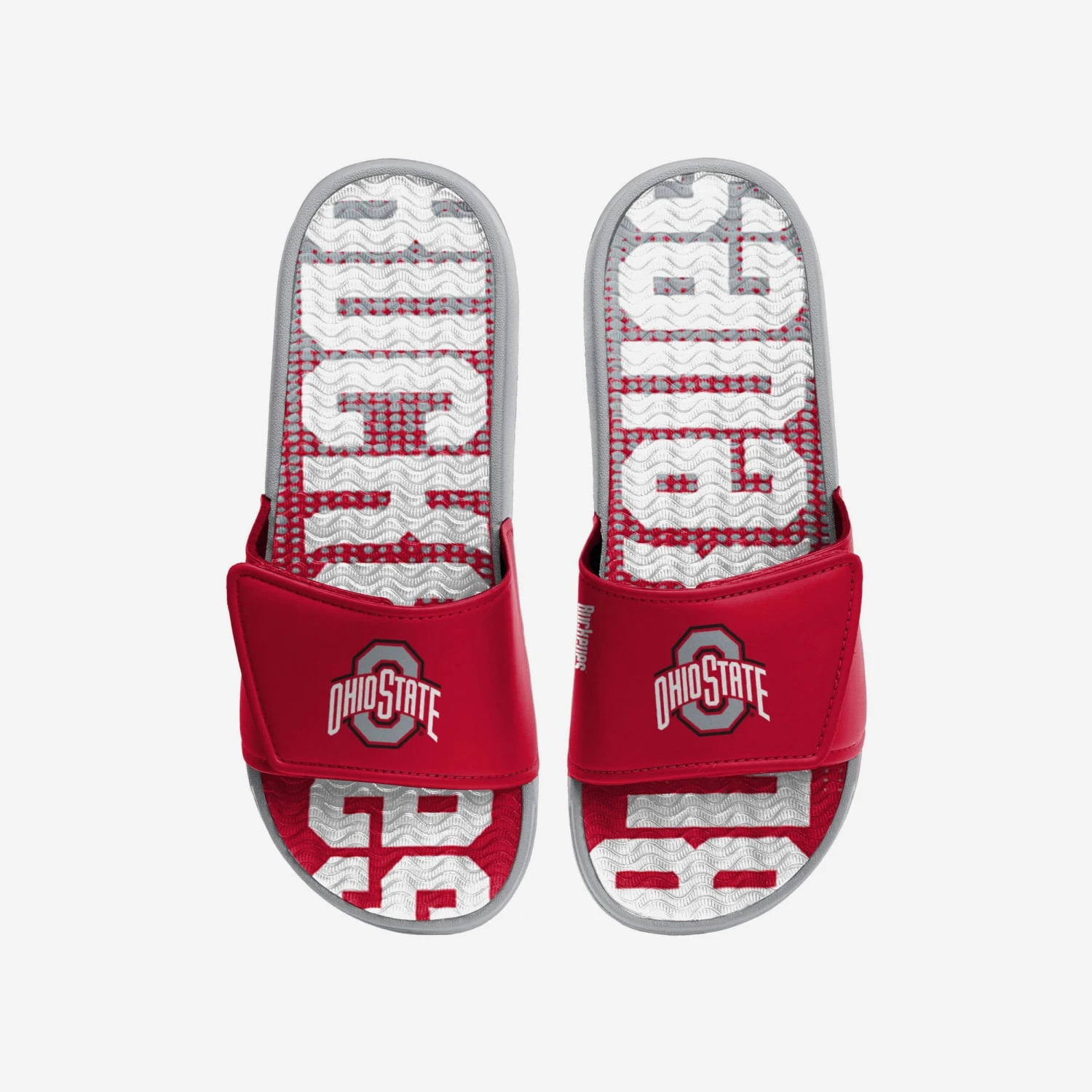 FOCO Ohio State Buckeyes Gradient Wordmark Gel Slide 3 FOCO Ohio State Buckeyes Gradient Wordmark Gel Slide