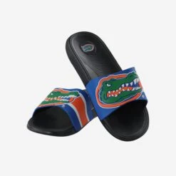 FOCO Florida Gators Striped Big Logo Raised Slide -FOCO Store FFSSNCSBL3DFL g3
