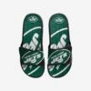 FOCO New York Jets Colorblock Big Logo Gel Slide -FOCO Store FFSSNFCBBLGGELNJ p