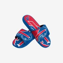 FOCO Buffalo Bills Youth Colorblock Big Logo Gel Slide -FOCO Store FFSSNFCBGEL816BB g3