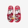 FOCO Kansas City Chiefs Youth Colorblock Big Logo Gel Slide -FOCO Store FFSSNFCBGEL816KC p
