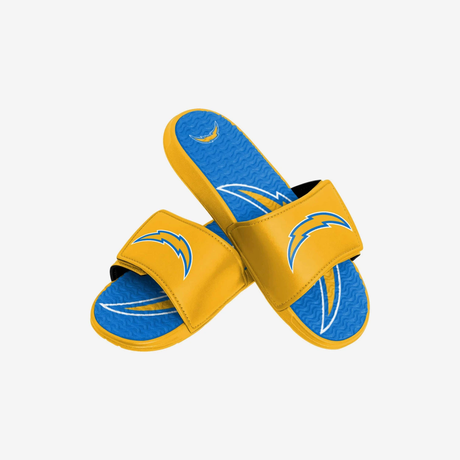 FOCO Los Angeles Chargers Youth Colorblock Big Logo Gel Slide 5 FOCO Los Angeles Chargers Youth Colorblock Big Logo Gel Slide - Image 3