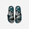 FOCO Philadelphia Eagles Youth Colorblock Big Logo Gel Slide -FOCO Store FFSSNFCBGEL816PE p