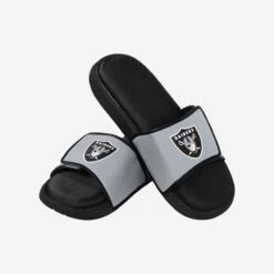 FOCO Las Vegas Raiders Foam Sport Slide -FOCO Store FFSSNFFMOR g3