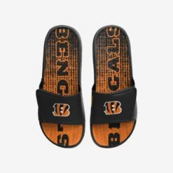FOCO Cincinnati Bengals Gradient Wordmark Gel Slide