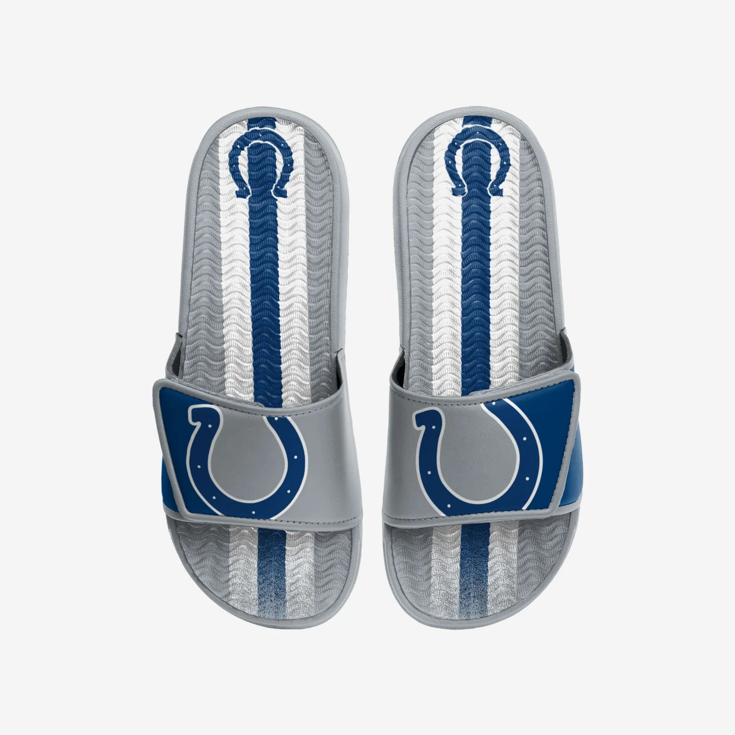 FOCO Indianapolis Colts Team Stripe Gel Slide 3 FOCO Indianapolis Colts Team Stripe Gel Slide