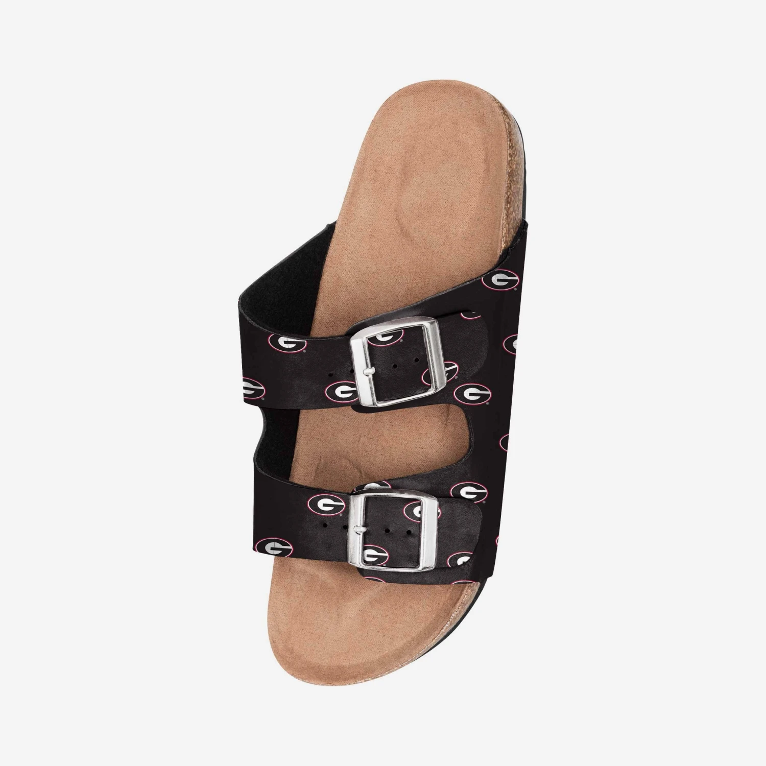 FOCO Georgia Bulldogs Womens Team Logo Double Buckle Sandal 4 FOCO Georgia Bulldogs Womens Team Logo Double Buckle Sandal - Image 2
