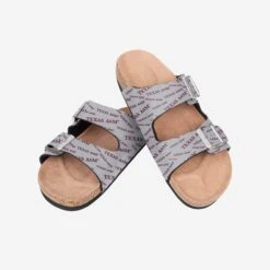 FOCO Texas A&M Aggies Womens Mini Print Double Buckle Sandal 9 FOCO Texas A&M Aggies Womens Mini Print Double Buckle Sandal -FOCO Store FFWMNCSMUMINIDBKTAM g3