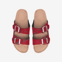 FOCO Tampa Bay Buccaneers Womens Mini Print Double Buckle Sandal