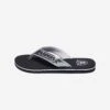 FOCO Las Vegas Raiders Womens Sequin Flip Flop -FOCO Store FFWMNFSQNOR p