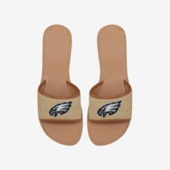 FOCO Philadelphia Eagles Womens Straw Slide