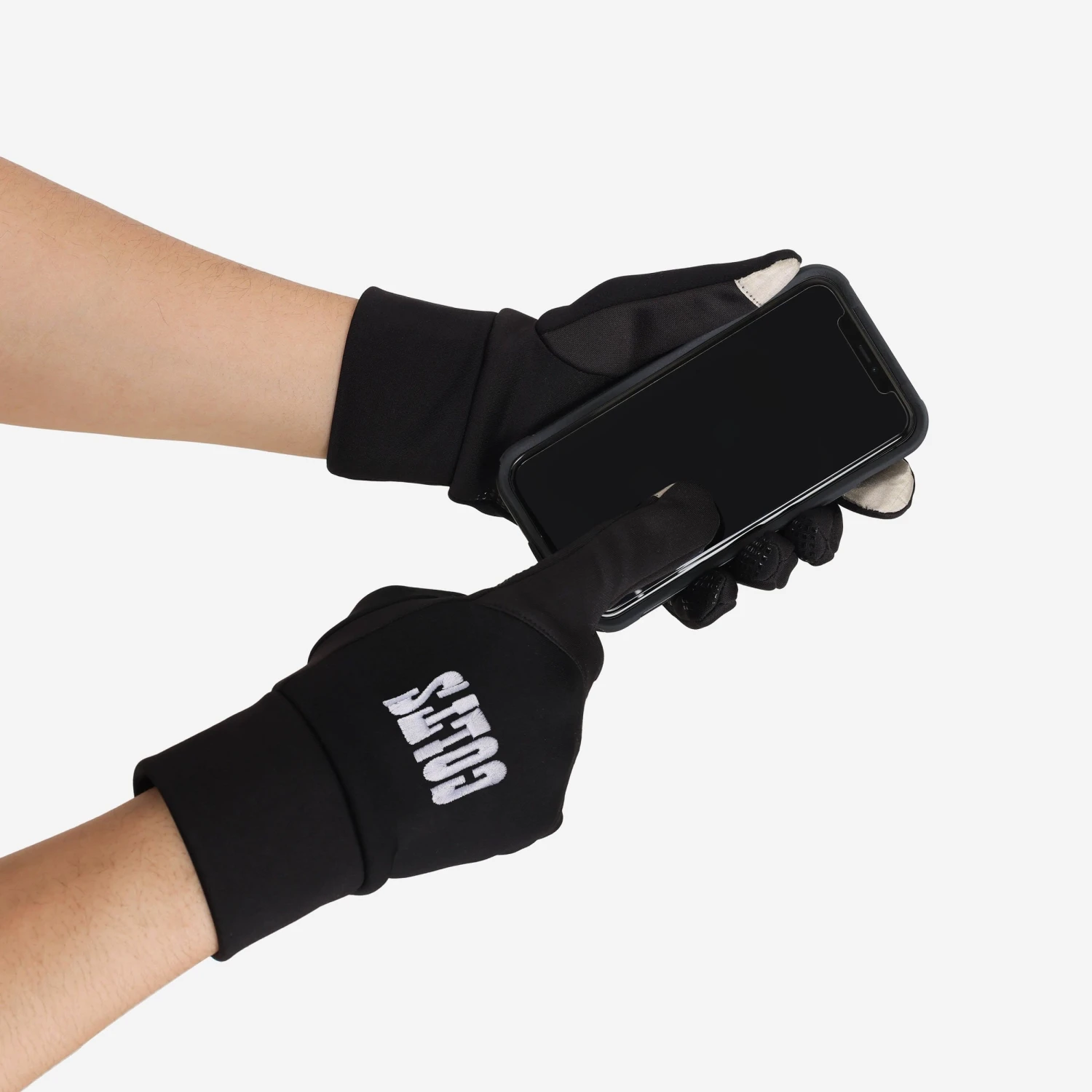 FOCO Indianapolis Colts Wordmark Neoprene Texting Gloves 4 FOCO Indianapolis Colts Wordmark Neoprene Texting Gloves - Image 2