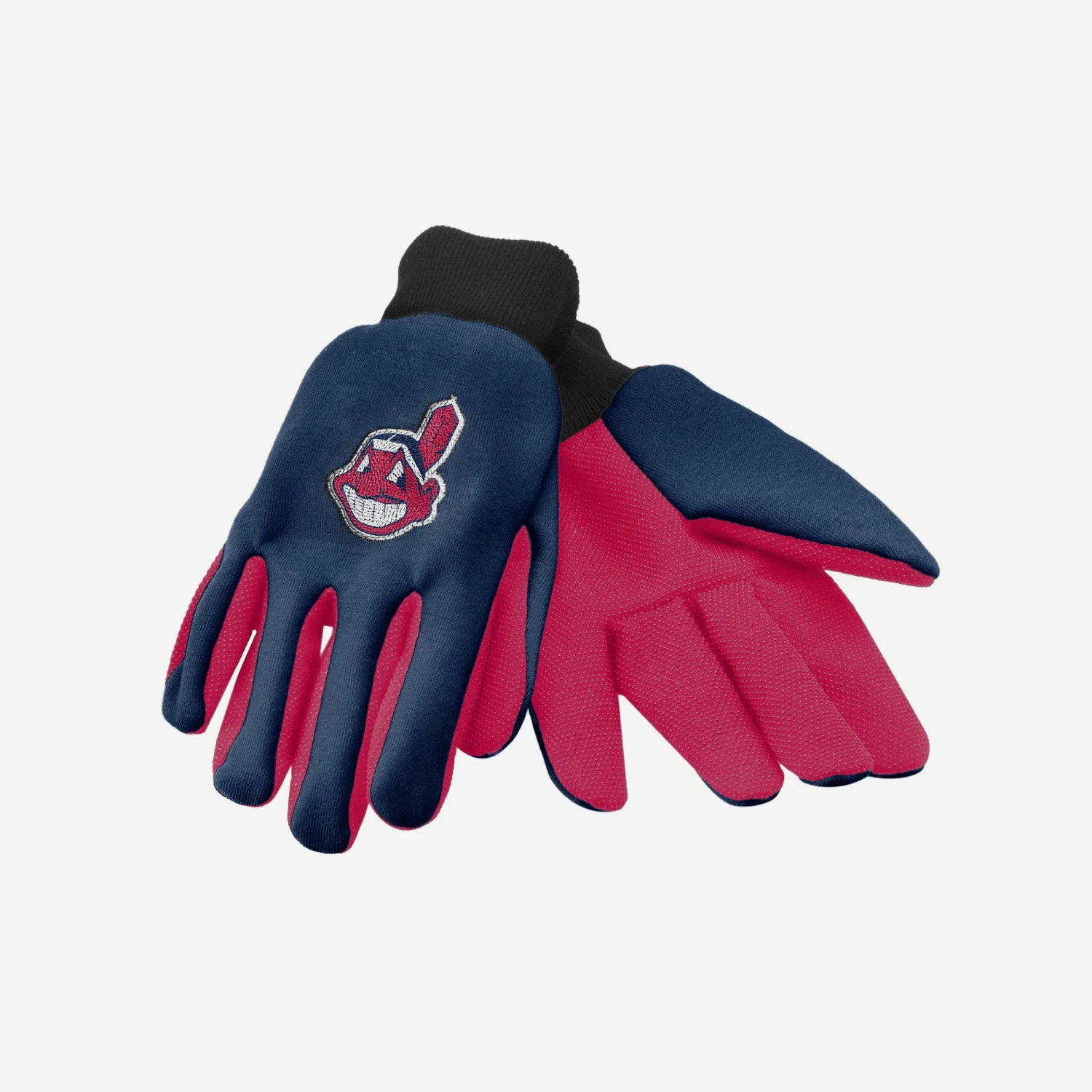 FOCO Cleveland Guardians Colored Palm Utility Gloves 3 FOCO Cleveland Guardians Colored Palm Utility Gloves
