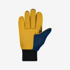 FOCO Georgia Tech Yellow Jackets Colored Palm Utility Gloves -FOCO Store GLVWKNC15GT g3