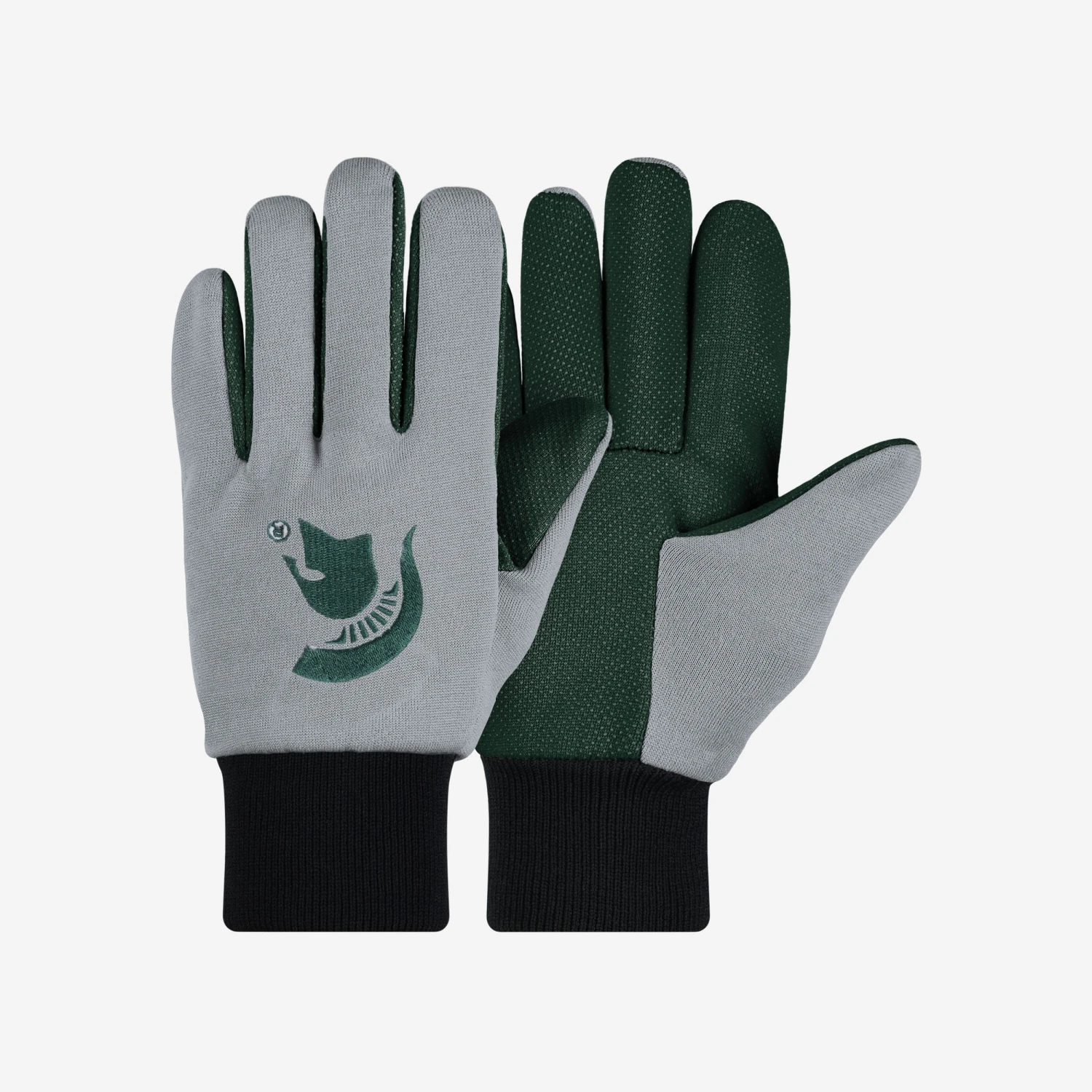 FOCO Michigan State Spartans Colored Palm Utility Gloves 3 FOCO Michigan State Spartans Colored Palm Utility Gloves