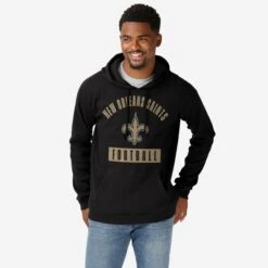 FOCO New Orleans Saints Team Color Waffle Hoodie