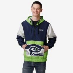 FOCO Seattle Seahawks Warm-Up Windbreaker