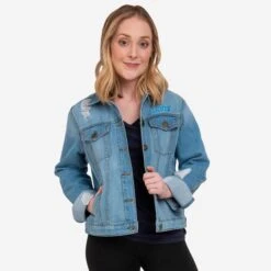 FOCO Detroit Lions Womens Denim Days Jacket