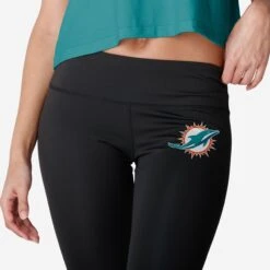 FOCO Miami Dolphins Womens Calf Logo Black Legging 8 FOCO Miami Dolphins Womens Calf Logo Black Legging -FOCO Store LEGNFBLKLGMD g3
