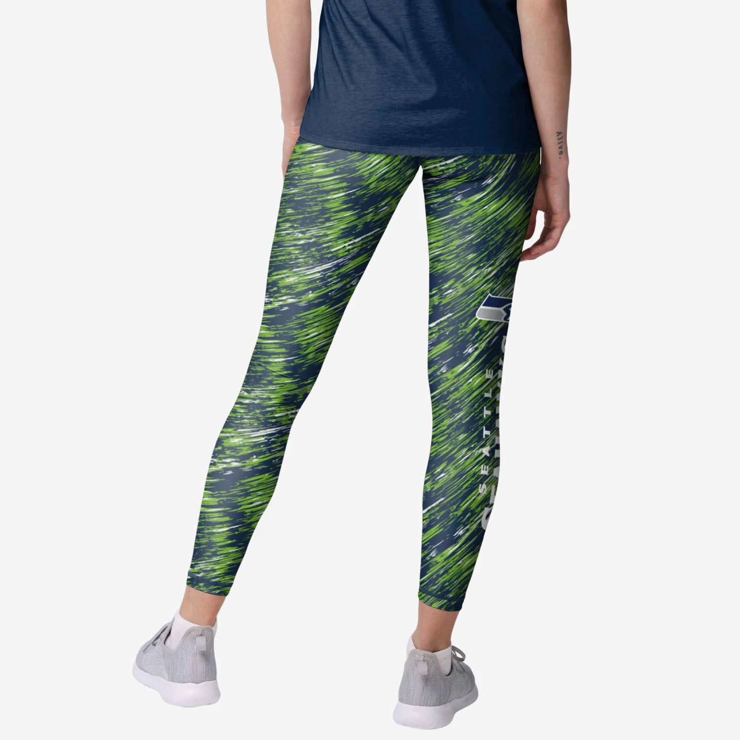 FOCO Seattle Seahawks Womens Static Rain Legging 4 FOCO Seattle Seahawks Womens Static Rain Legging - Image 2