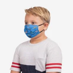 FOCO Planes Trains & Automobiles Pack Youth Adjustable 5 Pack Face Cover -FOCO Store MABYTADFC5PKPLN g3