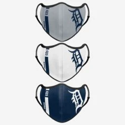 FOCO Detroit Tigers Sport 3 Pack Face Cover