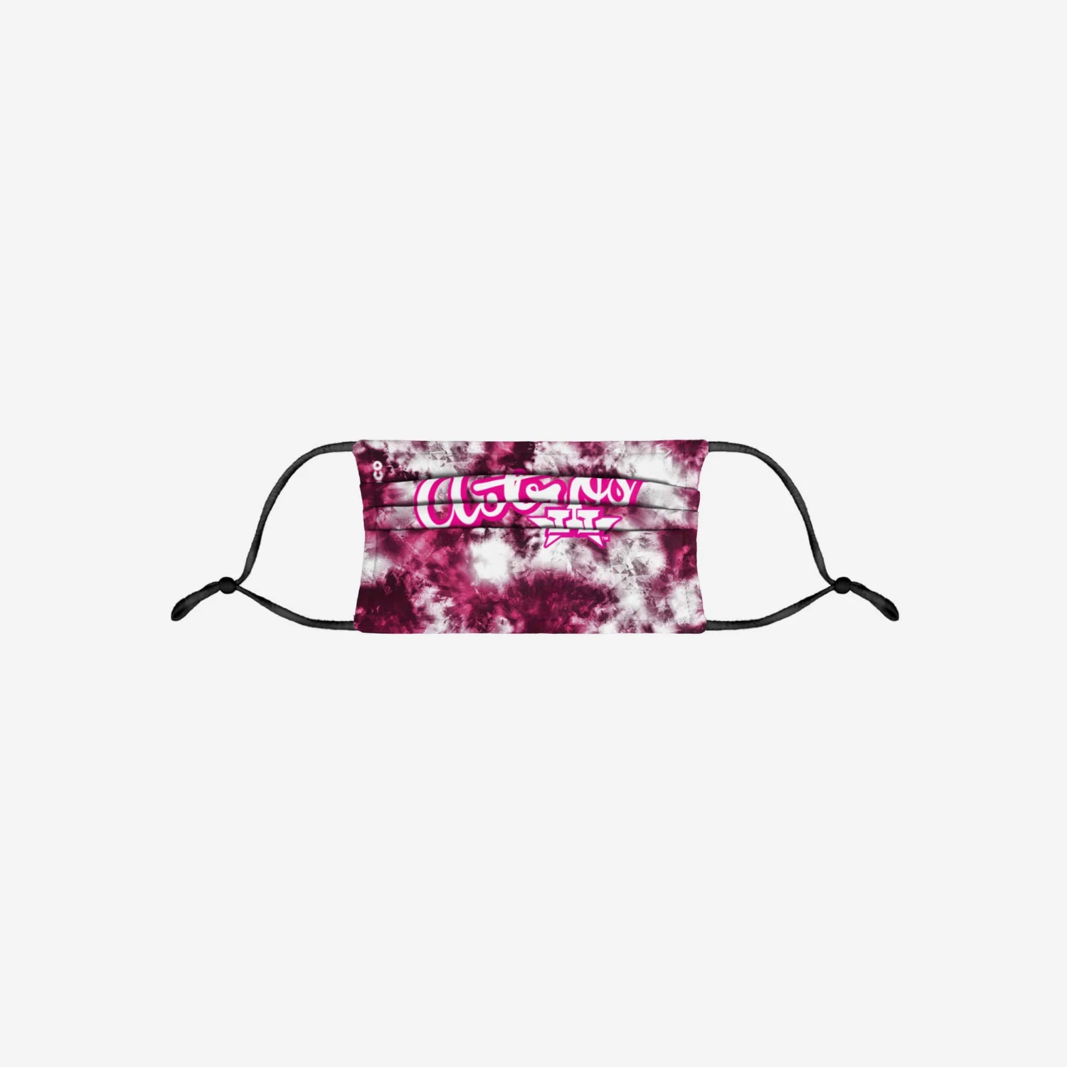FOCO Houston Astros Pink Tie-Dye Adjustable Face Cover 7 FOCO Houston Astros Pink Tie-Dye Adjustable Face Cover - Image 5