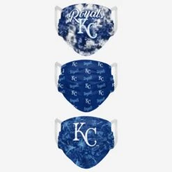 FOCO Kansas City Royals Womens Matchday 3 Pack Face Cover 7 FOCO Kansas City Royals Womens Matchday 3 Pack Face Cover -FOCO Store MAMBWMMDPR3PKKR s
