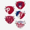 FOCO Philadelphia Phillies Youth Rising Stars Adjustable 5 Pack Face Cover 2 FOCO Philadelphia Phillies Youth Rising Stars Adjustable 5 Pack Face Cover -FOCO Store MAMBYTRSADFC5PKPH p