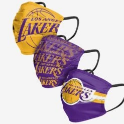FOCO Los Angeles Lakers Matchday 3 Pack Face Cover