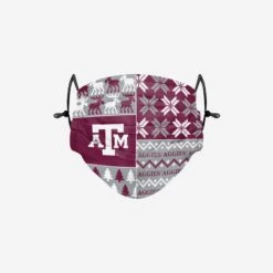 FOCO Texas A&M Aggies Busy Block Adjustable Face Cover