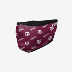 FOCO Texas A&M Aggies Repeat Script Earband Face Cover