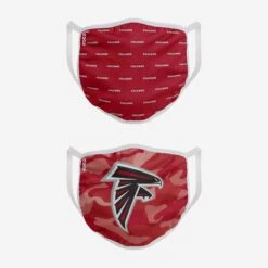 FOCO Atlanta Falcons Clutch 2 Pack Face Cover