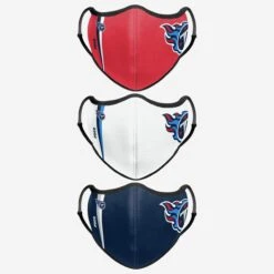 FOCO Tennessee Titans Sport 3 Pack Face Cover
