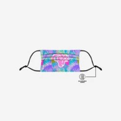 FOCO Los Angeles Rams Neon Floral 3 Pack Face Cover -FOCO Store MANFNEFADFC3PKSR g5