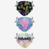 FOCO Los Angeles Rams Neon Floral 3 Pack Face Cover 2 FOCO Los Angeles Rams Neon Floral 3 Pack Face Cover -FOCO Store MANFNEFADFC3PKSR p
