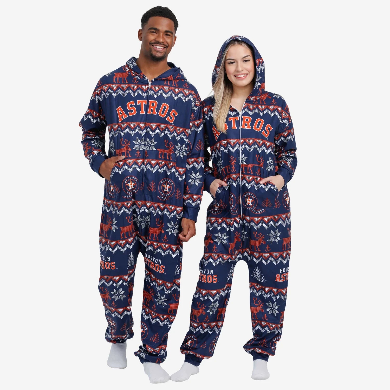FOCO Houston Astros Ugly Pattern One Piece Pajamas 3 FOCO Houston Astros Ugly Pattern One Piece Pajamas