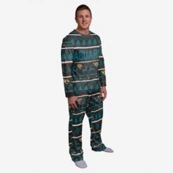 FOCO Jacksonville Jaguars Family Holiday Pajamas